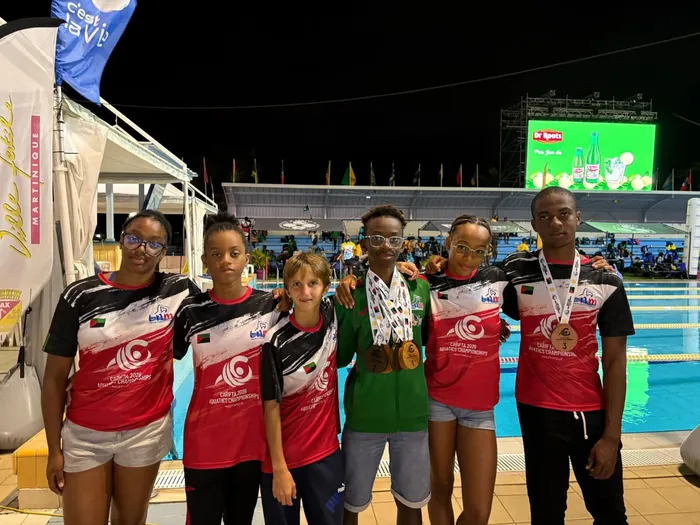 Nageurs médaillés du FNC au Carifta 2026