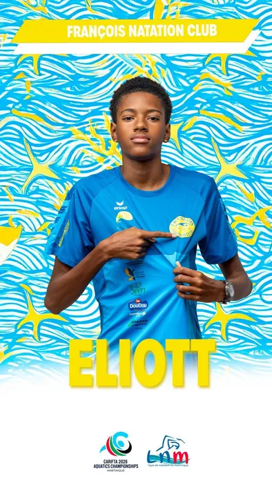Nageur du FNC médaillé au Carifta 2026